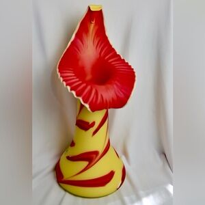 BAIJIAN Hand Blown Rare Vintage multi-colored Glass Vase by Essie Zareh